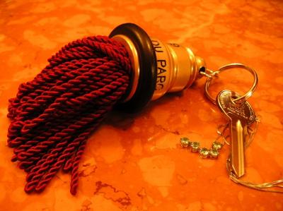 ホテルの鍵が……重かったです