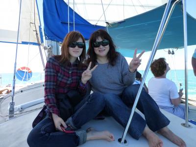 ジュゴンクルーズの船上にて