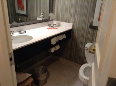 広めで使いやすいバスルーム