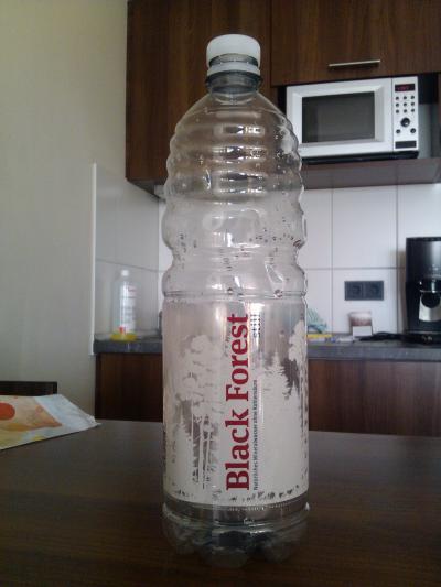 キッチンで、お気に入りになったミネラルウォーター