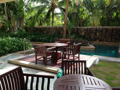 ハネムーンスイートのプライベートスイート