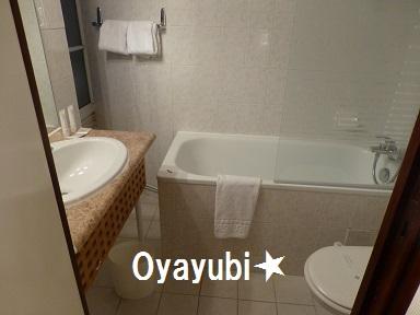 バスタブの水はけが悪かったのが残念