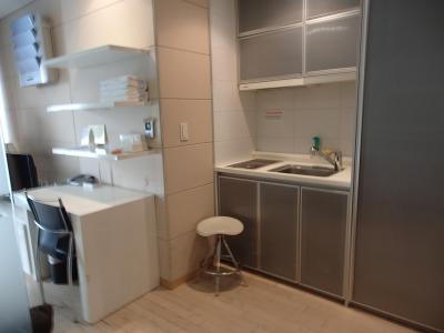 小さいですが、キッチン付