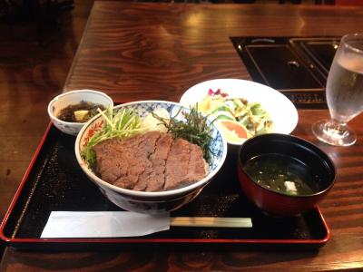 ステーキ丼セット