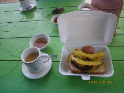 朝食の時間より早く出発の時はお弁当を作ってくれます