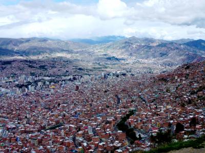 ラパスの景観