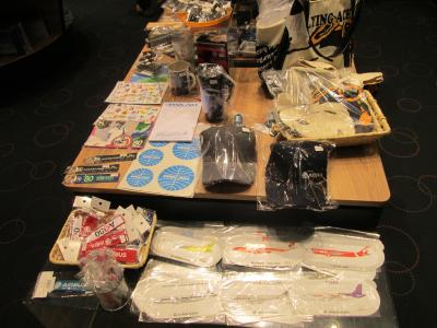 パン・アメリカン航空のグッズがありました。