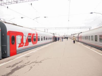 シベリア鉄道ロシア号が停車するモスクワの駅