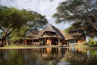 main building + pool