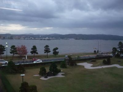 宍道湖畔のホテル