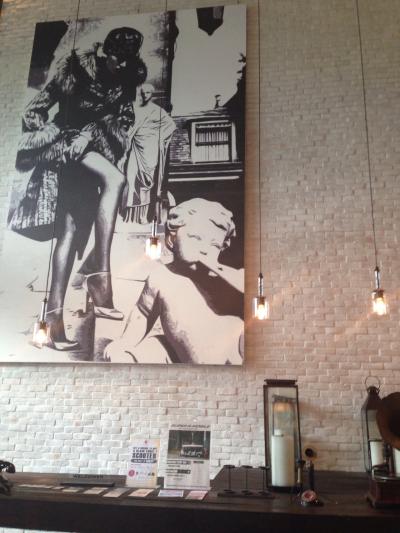 スタイリッシュなホテルです。