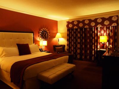 落ち着いた雰囲気の客室