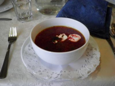 赤ビーツのスープ