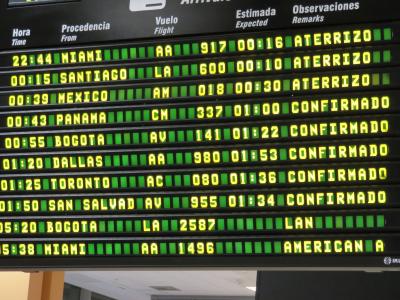 ペルーの入り口の空港です。