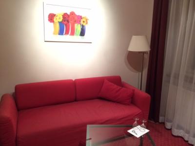 ソファがふかふか