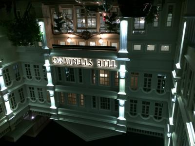 夜のライトアップが綺麗です。