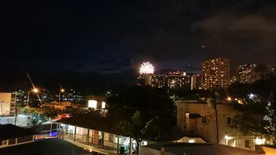 ラナイからの花火