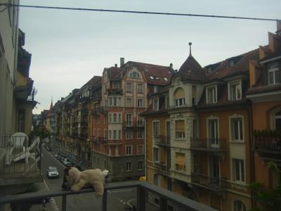 バルコニーからの風景です