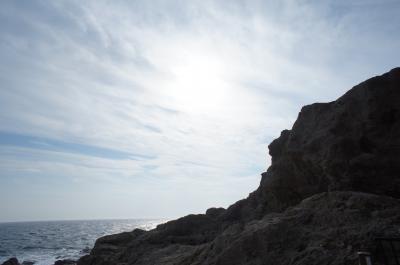 岩と海の景観