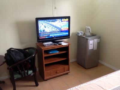 フラットテレビと冷蔵庫