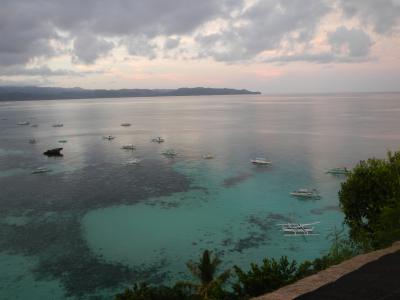 朝のボラカイの海♪