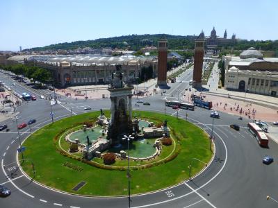 プール階から眺めたスペイン広場