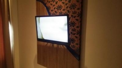 テレビは壁掛けタイプ