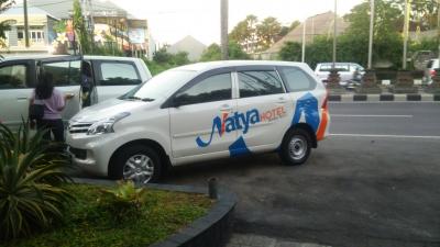 空港への送迎もあります（10万ルピアです）