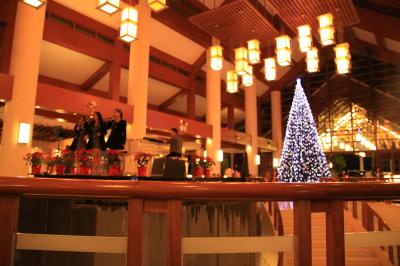 夜には歌も入る！