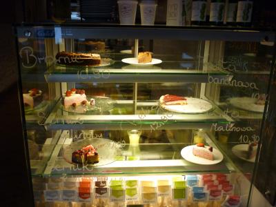 カフェのケーキ。美味しかったです。