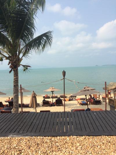 人が少なく、のんびりとしたビーチです。