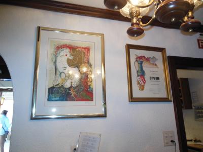 ホテルの玄関に