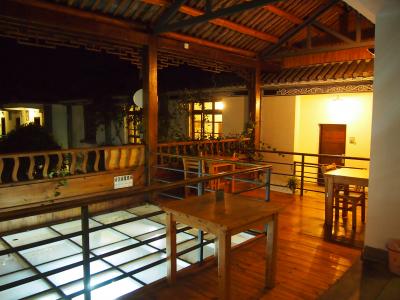 中庭が素敵な宿