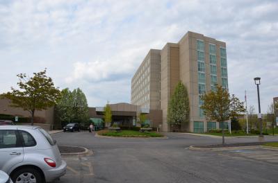 敷地も駐車場も広々としていました。