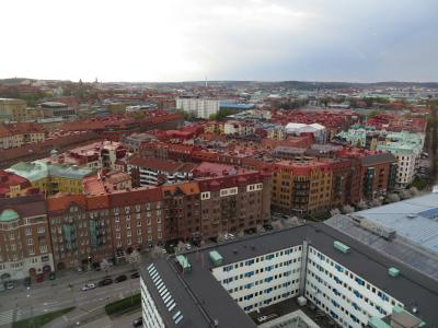 最上階のレストランからの眺め