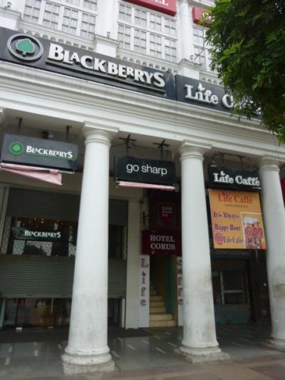 ホテルへの入り口がわかりにくいです。