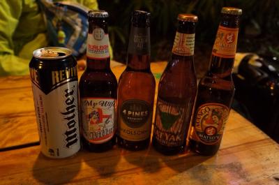 共有スペースで買ってきたビールを乾杯