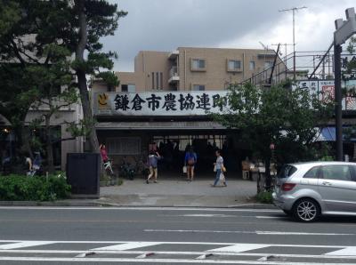 鎌倉駅近くで野菜を買う