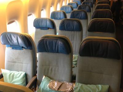 機内食が美味しいです！