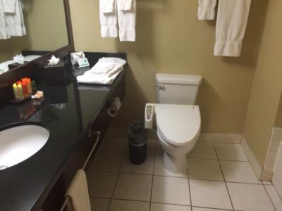 ウォシュレット完備のホテル