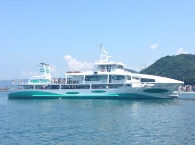 快適に渦潮が見えます