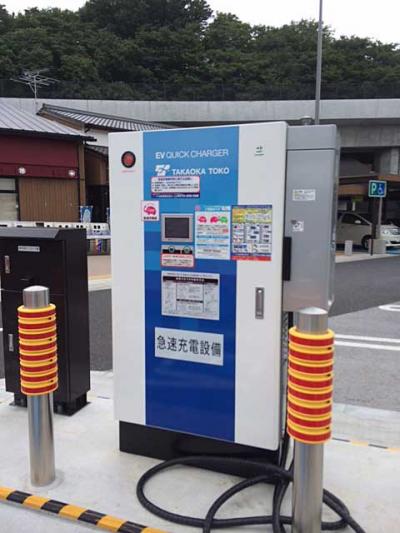 電気自動車用の充電コーナーもあります。