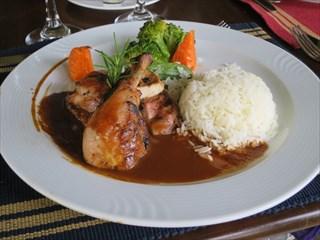 chicken with pepper source