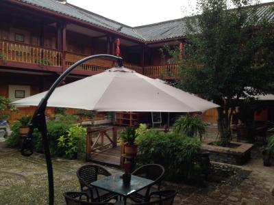 中庭、いい感じです。