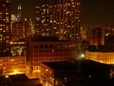 部屋の窓からの眺め