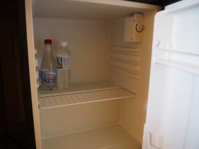 冷蔵庫は水2本がセットされていました。水の補充はなかったです