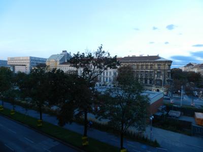 部屋からの眺め（朝）