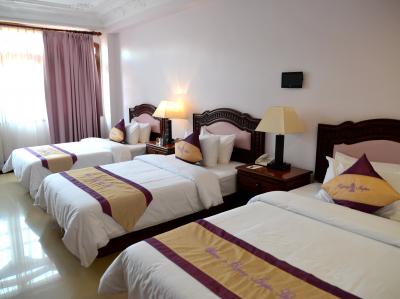 広くて快適な部屋でした。