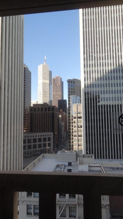 窓から見える景色です。