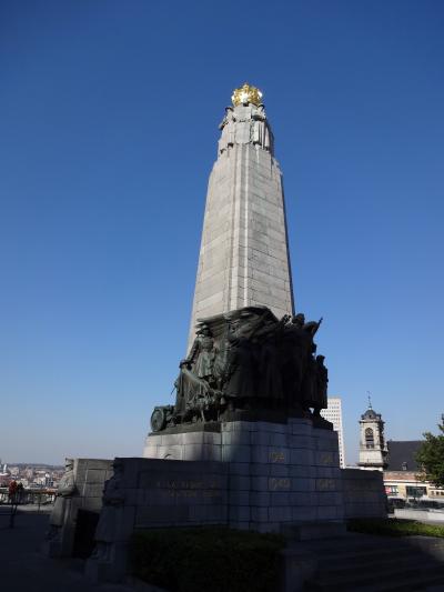 小高い丘がありブリュッセルの街並が見渡せます♪